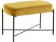 Banquette Zola Velours Jaune