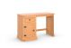 Bureau style rustique Meranis L115cm Pin ciré Naturel