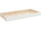 Tiroir pour lit gigogne Callini avec sommier 90x190cm Bois massif Blanc