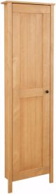 Armoire à bijoux Paola 1 porte L52xH175cm Pin massif Naturel