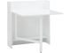 Table à manger pliante Waline L84cm Pin massif Blanc