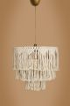 Lustre Dorri D40xH70cm Tissu macramé Crème