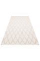 Tapis moderne Sikile 200x290cm Motif Losanges Beige