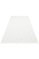 Tapis moderne Sikile 200x290cm Motif Losanges Blanc Crème