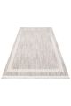 Tapis moderne Sikile 200x290cm Motif Bande Gris