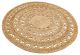 Tapis d'entrée rond Fabia D120cm Jute Beige