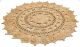 Tapis d'entrée rond Fubia D120cm Jute Beige