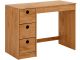 Bureau minimaliste à 3 tiroirs Aliph L100cm Pin naturel