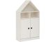 Armoire pour enfant 2 portes Aliph L75xH133cm Pin Blanc