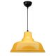 Suspension moderne style industriel vintage Ø31cm Peeka Métal Jaune brillant