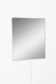 Miroir lumineux Luxuria 30x30cm Bande de néon Blanc