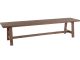 Banc style campagnard L200cm Pin massif Marron