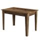 Table de salle à manger avec rangement Fiorita L110cm Bois foncé