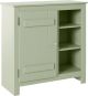 Buffet style campagnard 1 porte Bahas L90cm Pin massif Vert clair