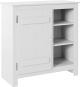 Buffet style campagnard 1 porte Bahas L90cm Pin massif Blanc