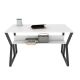 Bureau design Wayky L120cm Blanc et Noir