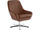 Accent Chair in PU Dark Brown