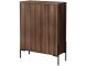 Buffet design 2 portes Cauline L93cm Bois foncé