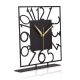 Horloge à poser design Vody L22xH23cm Métal Noir