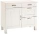 Meuble bas de cuisine 4 tiroirs et 1 porte Albioz L100cm Pin Blanc