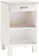 Meuble bas de cuisine 1 tiroir Albioz L60cm Pin Blanc