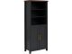 Bookcase 2 Doors Grey