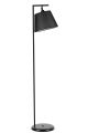 Lampadaire moderne Simar H154cm Abat jour conique et support Métal Noir