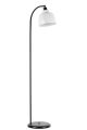 Lampadaire arc moderne Izra H154cm Métal Blanc et Noir