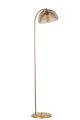 Lampadaire arc moderne Izra H154cm Abat jour Grillage Métal Or