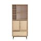 Meuble de salle de bain Evelis L75cm Bois et Rotin clair