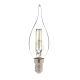 Ampoule coup de vent LED E14 Claritas 6500K 4 Watt Verre Transparent