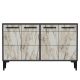 Buffet Alnitak 120cm Effet marbre et Anthracite