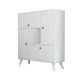 Buffet haut Kamut L120xH105cm Bois Blanc