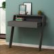 Bureau 1 tiroir Noue 94x91cm Bois Anthracite