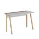 Bureau Adam 120cm Bois Blanc et Marron