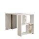 Bureau Officium Bois Blanc et Blanc effet marbre