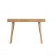 Bureau style scandinave Vallecano 100cm Bois clair