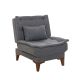 Chaise / Fauteuil convertible Lefkadao Tissu Gris foncé