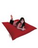 Coussin de sol Axina 100x100cm Tissu Rouge