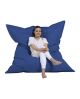 Coussin de sol Axina 140x180cm Tissu Bleu