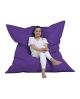 Coussin de sol Axina 140x180cm Tissu Violet