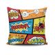 Coussin Dofus 43x43cm Tissu Motif Explosion comics