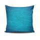 Coussin Kizi 43x43cm Tissu Motif Rayures Bleu