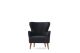 Fauteuil classique Goat Velours Anthracite