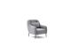 Fauteuil Juanita Tissu Gris clair