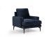 Fauteuil Narchis Velours Bleu marine