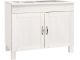 Meuble sous évier de cuisine 2 portes Albioz L100cm Pin Blanc