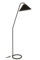 Lampadaire chapeau tronconique Lectio 155cm Métal Noir