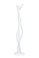 Lampadaire design hélicoïdale Velvet H125cm Métal et LED Blanc