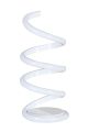 Lampe à poser design spiral Jonc H35cm Métal Blanc et LED Multicolore